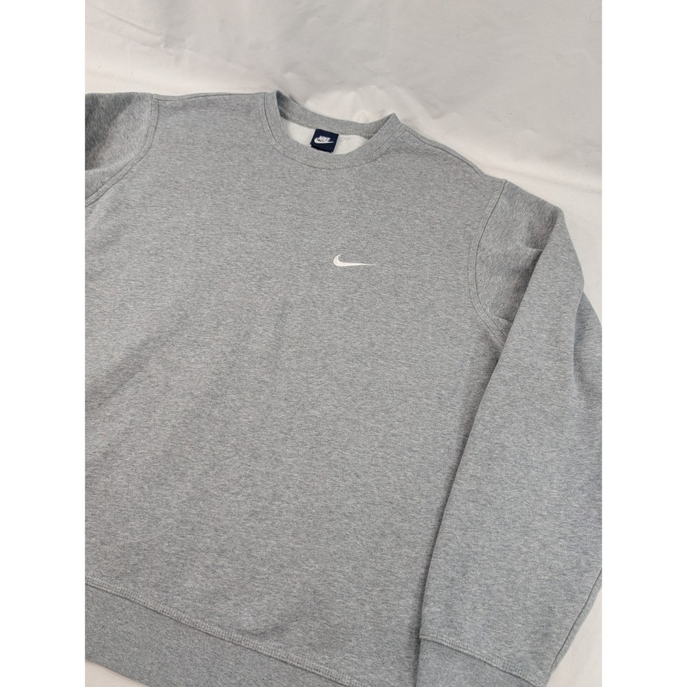 Vintage Nike Crewneck Sweatshirt Gray‎ Men XXL Embroidered Swoosh Heavyweight